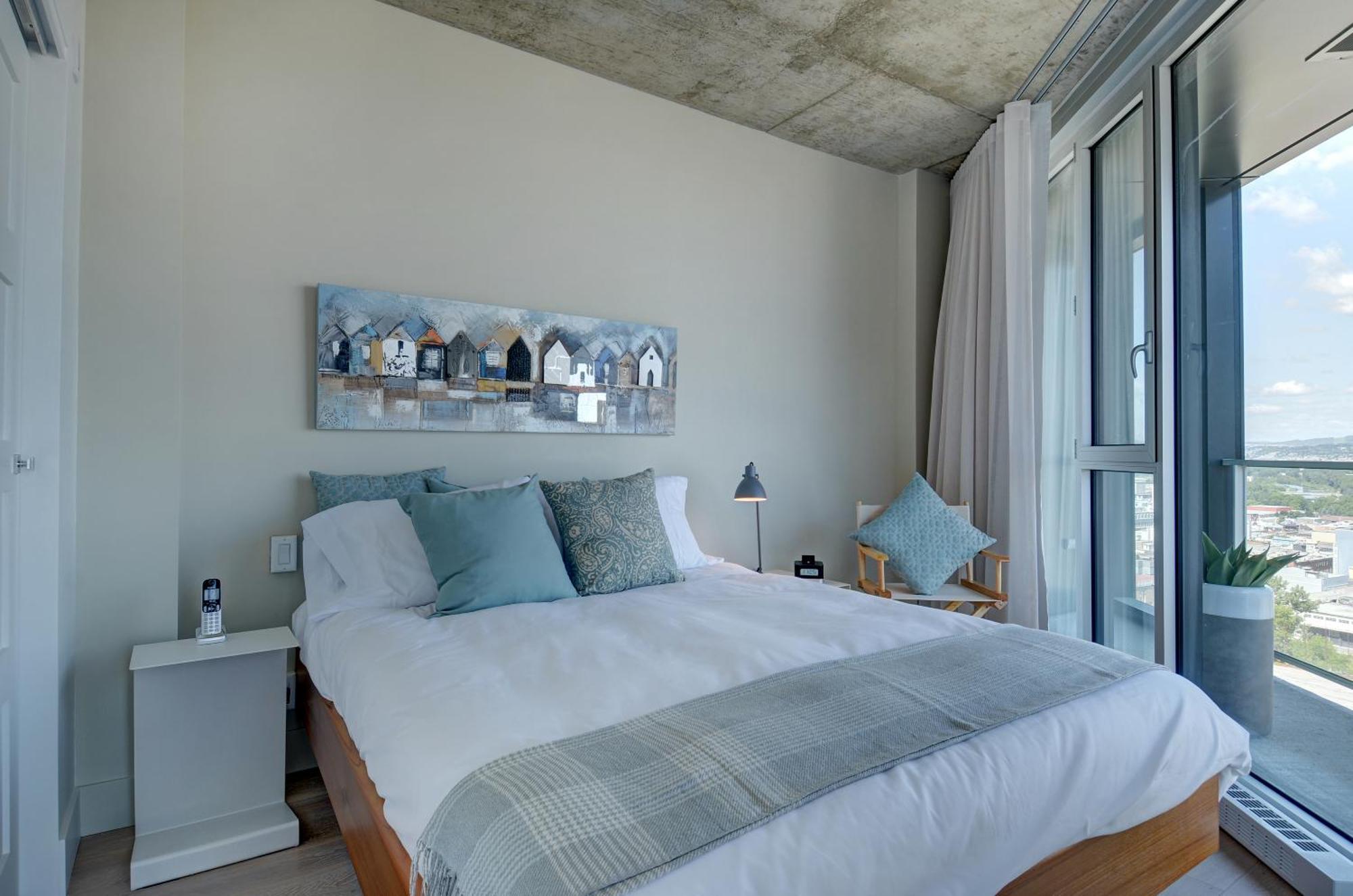 Les Immeubles Charlevoix - Le 760-612 Apartment Квебек Стая снимка